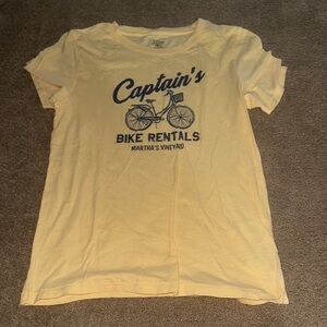 Captain's Bike Rentals Yellow T-Shirt